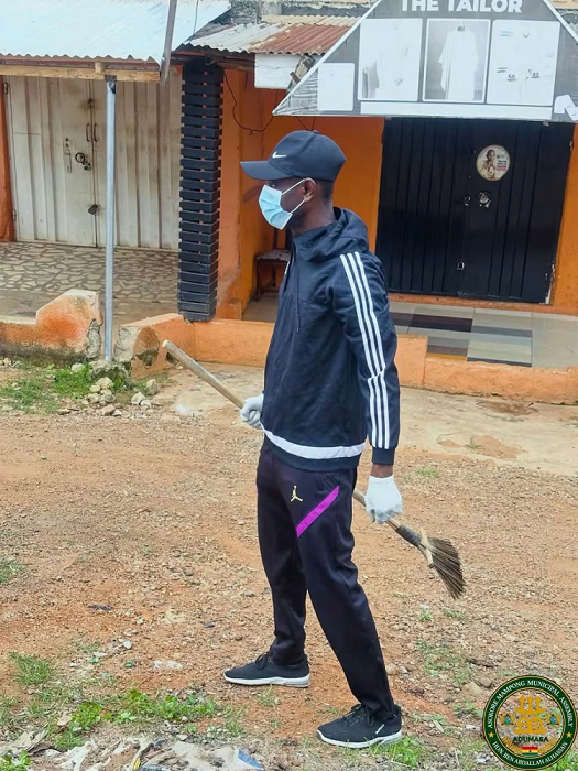 Asokore Mampong Municipal Assembly Undertakes Monthly Clean-Up Exercise at Buobai